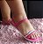 Rasteirinha Pink com Strass - Imagem 3