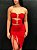 Vestido midi aberturas frontais e detalhes com argolas - Imagem 3