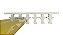 Kit Organizador Mangueira 3/8 Chopp Co2 Fixar Parede 5 Mangueiras/Branco - Imagem 3
