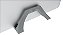 Suporte Compatível Com Notebook Fechado Vertical Para Mesa Cinza - Imagem 2