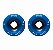 Freak SurfSkate | Roda para skate simulador 65mm | Combinção 2 Shock Wave 92a Roxa e 2 Big wave 81a Azul Escura - Imagem 2