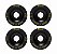 Freak SurfSkate | Roda para skate simulador 65mm | Atomic Wave 90a Preta - Imagem 1