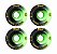 Freak SurfSkate | Roda para skate simulador 65mm | Atomic Wave 90a Mesclada Preta com Verde. - Imagem 1