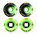 Freak SurfSkate | Roda para skate simulador 65mm | Combinação:  2 Atomic Wave 90A  2 Verde e Atomic Wave 90A Mesclada - Imagem 1