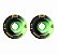 Freak SurfSkate | Roda para skate simulador 65mm | Combinação: 2 Atomic Wave 90A  Mesclada, 1 Atomic Wave 90A Verde e 1 Atomic Wave 90A Preta - Imagem 2
