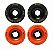 Freak SurfSkate | Roda para skate simulador 65mm | Combinação: 2 Fire Wave 87a Laranja e 2 Atomic Wave 90A Preta. - Imagem 1