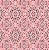 Tecido Microfibra Estampa Digital 0.50 cm - Bandana rose - Imagem 1