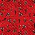 Tecido Microfibra Estampa Digital 0.50 cm - Homem de Ferro Fundo Vermelho - Imagem 1
