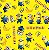 Tecido Microfibra Estampa Digital 0.50 cm - Minions Banana - Imagem 1