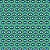 Tecido Oxfordine Estampa Digital 5m - Pestana Fundo Verde Água - Imagem 1