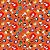 Tecido Oxfordine Estampa Digital 5m - Snoopy Fundo Laranja - Imagem 1