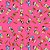 Tecido Oxfordine Estampa Digital 5m - Turma da  Mônica Fundo Rosa - Imagem 1