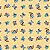 Tecido Microfibra Estampa Digital 0.50 cm - Stitch 11 / Amarelo - Imagem 1