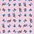 Tecido Microfibra Estampa Digital 0.50 cm - Stitch 11 / Rosa - Imagem 1