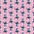 Tecido Microfibra Estampa Digital 0.50 cm - Stitch 16 / Rosa - Imagem 1