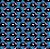 Tecido Microfibra Estampa Digital 0.50 cm - Stitch 18 / Preto - Imagem 1