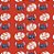 Tecido Microfibra Estampa Digital 0.50 cm - Stitch 27 / Vermelho - Imagem 1