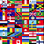 Tecido Microfibra Estampa Digital 50 cm - BANDEIRA PAISES - Imagem 1
