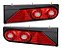 Par Lanterna Traseira de Led Compatível Carreta Randon 12v 24v Bivolt + Chicote Ligação - Imagem 3