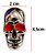 Par Parafuso Placa Cranio Caveira Et Santa Metal Moto Carro Caminhão - Imagem 4