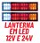 Par Lanterna Traseira Led Compatível Caminhão Mbb Mercedes 1618 1620 - Imagem 4