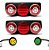 Par Lanterna Traseira Compatível Carreta Facchini Led 2014 24v + Chicote - Imagem 1
