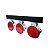 Kit Lanterna 3 Marias Bojuda Led Caminhão Vermelho 12v/24v Com Suporte para Fixação - Imagem 1