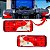 Par Lanterna Traseira Compatível Scania 124 + Chicote + Lampadas 24v - Imagem 2