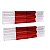 Par Lente Lanterna Traseira Compatível Mercedes Benz 710 709 1620 Cristal Com Vermelho - Imagem 1