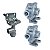 Kit Instalação Freio Ar + Cuica Freio Compatível Mercedes Benz 608 609 - Imagem 4