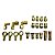 Kit Instalação Freio Ar + Cuica Freio Compatível Mercedes Benz 608 609 - Imagem 2