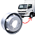 Roda Ferro Caminhão 3/4 17,5x6 6 Furos Compatível Mercedes Benz Ford Volkswagen - Imagem 2