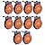 10 Sinaleira Lanterna Lateral Led Compatível Carreta Randon 12v e 24v - Imagem 1
