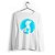 Blusa de Manga Comprida - Salvando Vidas - Branca c/ Tiffany - Imagem 1