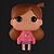Mabel Gravity Falls (estilo Funko) - Imagem 1