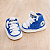 Sapatinho Croche Baby Azul - Imagem 3