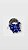 Anel com cristais azul royal - Imagem 1