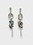 BRINCO NIQUEL COM CRISTAL OVAL GRANDE E CRISTAIS FURTACOR - Imagem 1