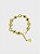 PULSEIRA 1V. DE FLORES DOURADAS COM CHATONS COLORIDOS - Imagem 1