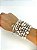 Pulseira 8v. de cristais nude e abs niquel - Imagem 2