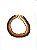 Colar 4v. curto de cristais ambar - Imagem 1