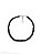 Colar 1v. curto de cristais pretos - Imagem 1