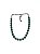 Chocker corr. grafite com zirconia verde esmeralda - Imagem 1