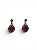 Brinco grafite c/ ping. de strass indian pink e sian - Imagem 1