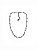 Colar curto 1v. de cristais transparentes - Imagem 1