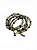 Pulseira 5v. de cristais verde, lt colorad e black diamont - Imagem 1