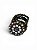 Anel 4v. de bolinhas com flor de strass white opal e ametist - Imagem 1