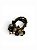 Anel o. velho com cristais bege e preto - Imagem 1