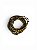 Pulseira 8v. de cristais, missangas e canutilhos em tons marrons - Imagem 1