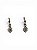 Brinco o. velho ping. com strass lt colorado e black diamont - Imagem 1